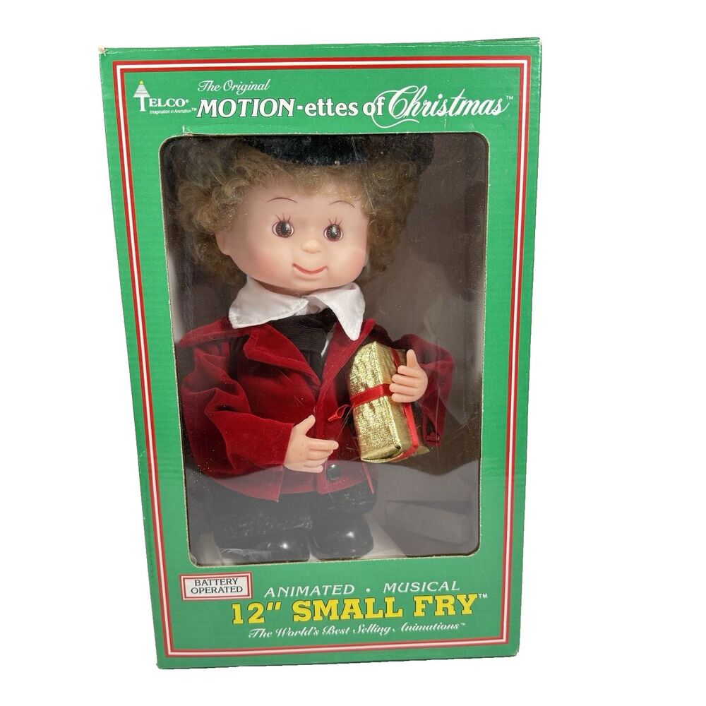MOTION-ettes of Christmas Santa’s Best Undercover Kids Animated 12" sm Fry READ